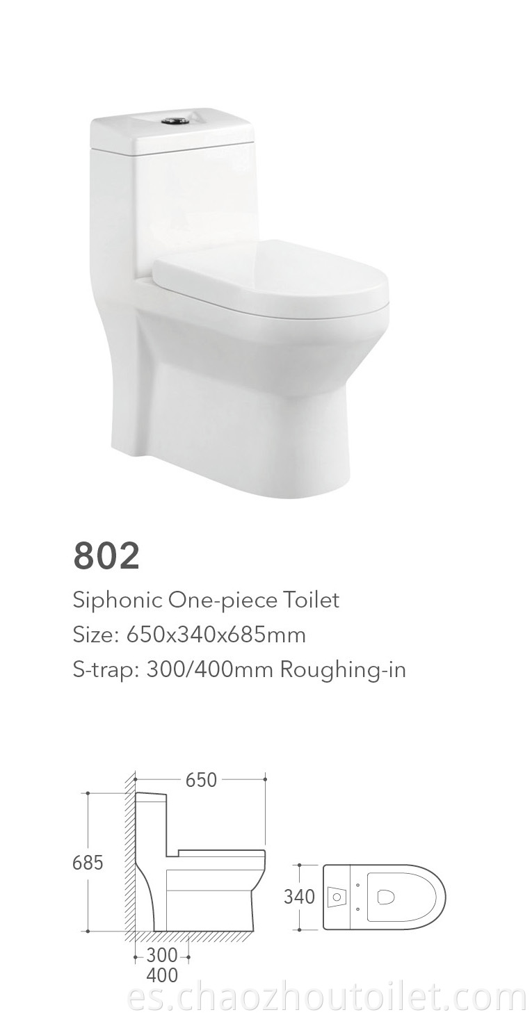 802 One Piece Toilet